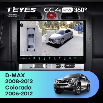 Штатная магнитола Teyes CC4 Pro 360 12/256 Chevrolet Colorado (2006-2012) (13")