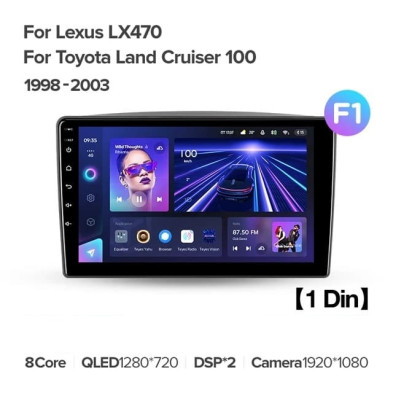 Штатная магнитола Teyes CC3 4/32 Toyota Land Cruiser 100 (1998-2003) F1