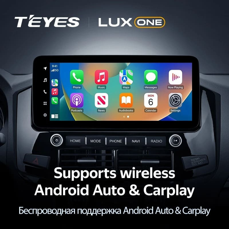 Штатная магнитола Teyes LUX ONE 4/64 Mitsubishi Pajero 4 V80 V90 (2006-2024) Тип-B