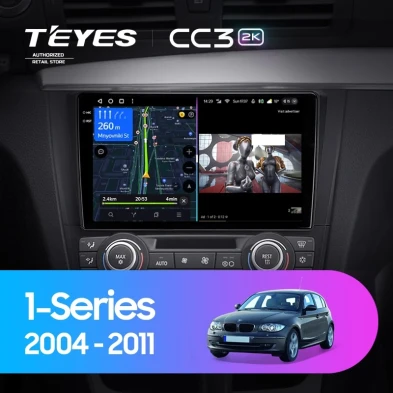Штатная магнитола Teyes CC3 2K 4/32 BMW 1 серия E88 E82 E81 E87 (2004-2011) F2