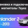 Штатная магнитола Teyes CC3 2K 360 6/128 Toyota Highlander 2 XU40 (2007-2013) F3 9"