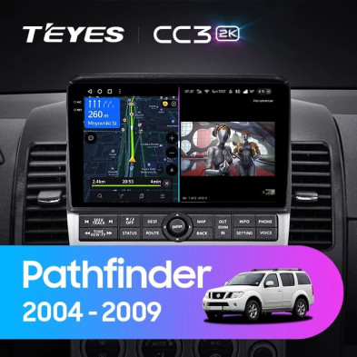 Штатная магнитола Teyes CC3 2K 6/128 Nissan Pathfinder R51 (2004-2009) F2