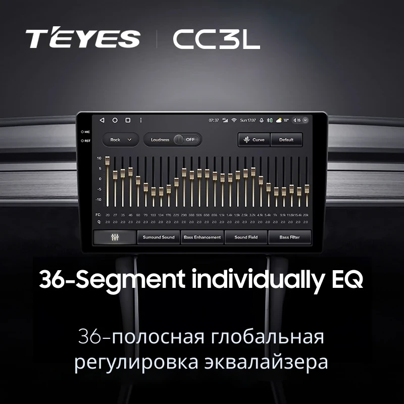 Штатная магнитола Teyes CC3L 4/64 Volkswagen Golf 7 (2012-2021) (с кнопками)