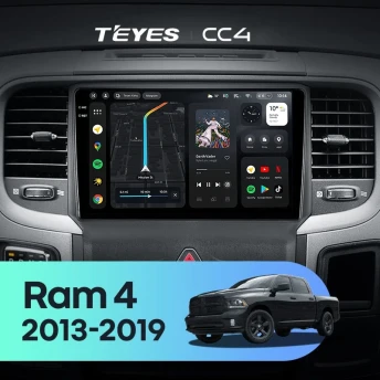 Штатная магнитола Teyes CC4 8/128 Dodge Ram 4 DJ DS (2013-2019) F2