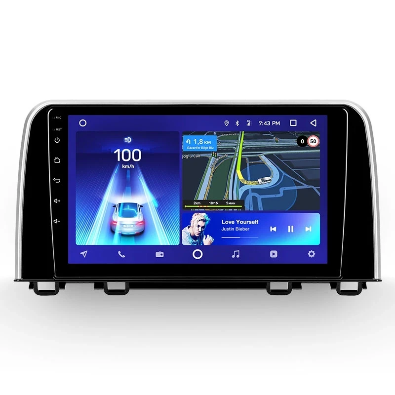 Переходная рамка Honda CR-V 5 RT RW (2017-2022) (9")