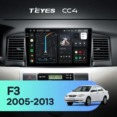 Штатная магнитола Teyes CC4 8/128 BYD F3 (2005-2013)