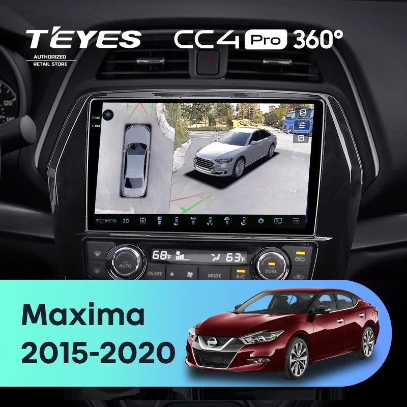 Штатная магнитола Teyes CC4 Pro 360 12/256 Nissan Maxima A36 (2015-2020)