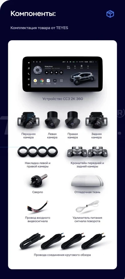 Штатная магнитола Teyes LUX ONE 360 6/128 Honda Jazz 3 (2015-2020)