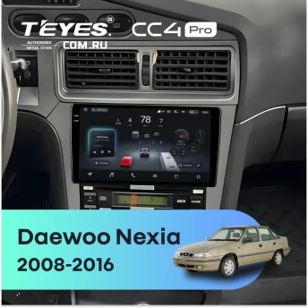 Штатная магнитола Teyes CC4 Pro 12/256 Daewoo Nexia (2008-2016)