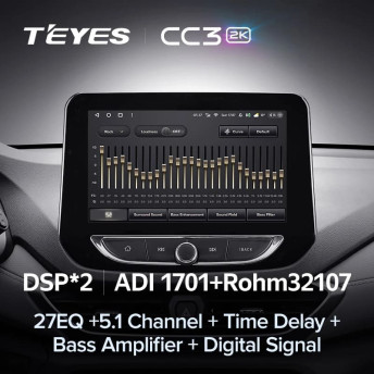 Штатная магнитола Teyes CC3 2K 4/64 Chevrolet Orlando 2 (2018-2023)