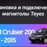 Штатная магнитола Teyes CC3 2K 360 6/128 Toyota Land Cruiser 11 200 (2007-2015) F2 Тип-B