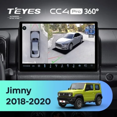 Штатная магнитола Teyes CC4 Pro 360 8/128 Suzuki Jimny JB64 (2018-2020) (13")