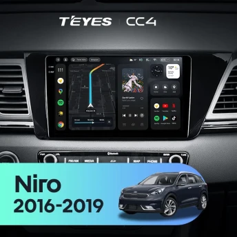 Штатная магнитола Teyes CC4 8/128 Kia Niro DE (2016-2019)