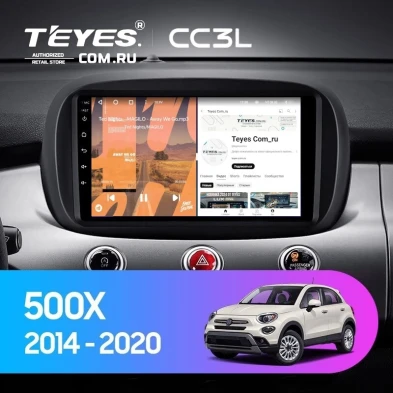 Штатная магнитола Teyes CC3L 4/64 Fiat 500X (2014-2020)