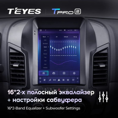 Штатная магнитола Tesla style Teyes TPRO 2 3/32 Ford Ranger 3 (2011-2015)