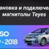 Штатная магнитола Teyes CC3 2K 4/64 Toyota Verso R20 (2009-2018) F1