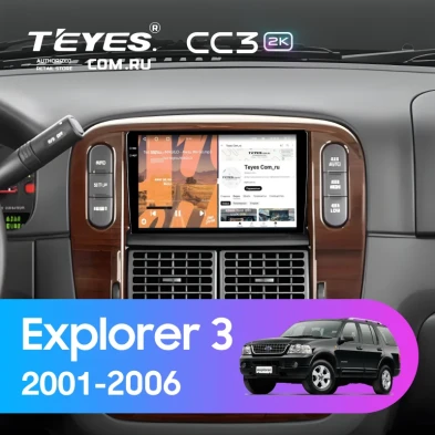 Штатная магнитола Teyes CC3 2K 4/64 Ford Explorer 3 (2001-2006)