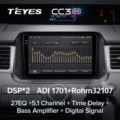 Штатная магнитола Teyes CC3 2K 4/32 Honda Stepwgn 3 (2005-2009) Правый руль