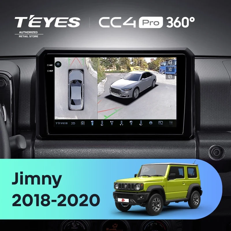 Штатная магнитола Teyes CC4 Pro 360 12/256 Suzuki Jimny JB64 (2018-2020)