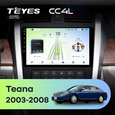 Штатная магнитола Teyes CC4L 6/64 Nissan Teana J31 (2003-2008) F2