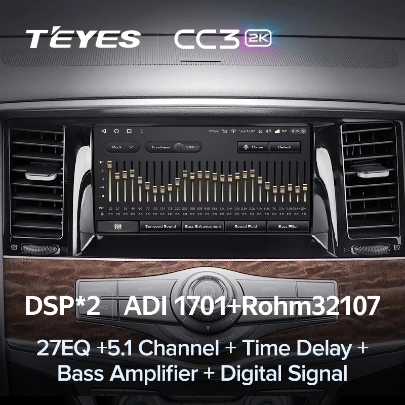Штатная магнитола Teyes CC3 2K 4/64 Infiniti QX80 (2013-2020)