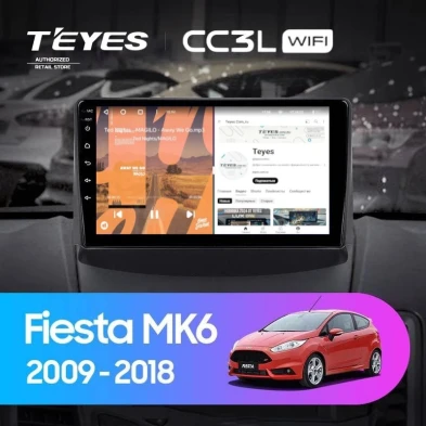 Штатная магнитола Teyes CC3L WiFi 2/32 Ford Fiesta 6 (2009-2018) F1 Тип-A