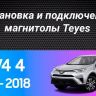 Штатная магнитола Teyes CC3 4/32 Toyota RAV4 4 XA40 5 XA50 (2012-2018) Правый руль