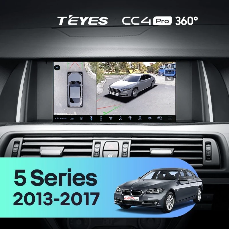 Штатная магнитола Teyes CC4 Pro 360 8/128 BMW 5 Series F10 F11 NBT (2013-2017)