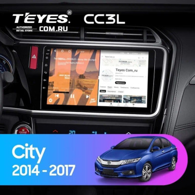 Штатная магнитола Teyes CC3L 4/32 Honda City (2014-2017) Тип-B