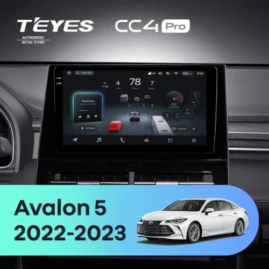Штатная магнитола Teyes CC4 Pro 8/128 Toyota Avalon V XX50 (2022-2023)