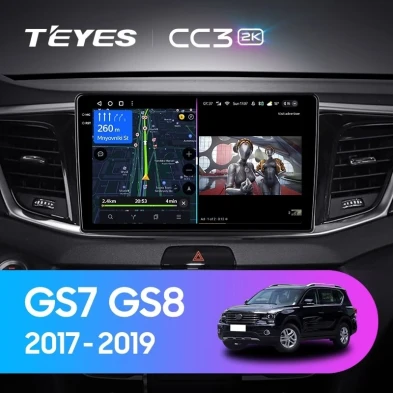 Штатная магнитола Teyes CC3 2K 4/64 GAC GS7 GS8 (2017-2019)