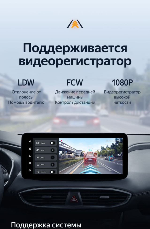 Штатная магнитола Teyes LUX ONE 4/64 Hyundai Santa Fe 4 (2018-2021)