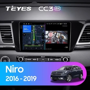 Штатная магнитола Teyes CC3 2K 6/128 Kia Niro DE (2016-2019)