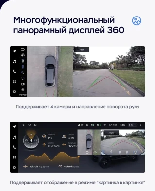 Штатная магнитола Teyes LUX ONE 360 6/128 Honda Civic 8 FK FN FD (2005-2012)